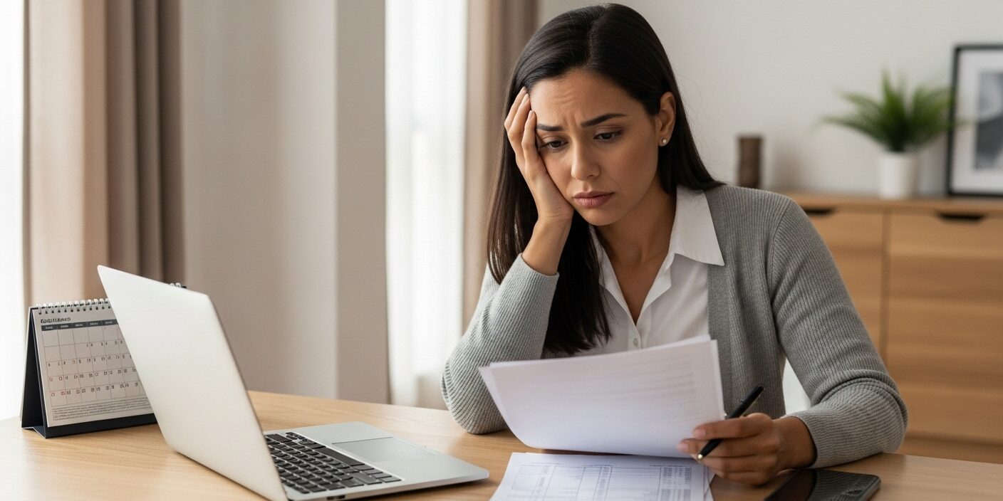 como-entrar-com-acao-trabalhista “Trabalhador analisando documentos e carteira de trabalho, se preparando para entrar com ação trabalhista para cobrar seus direitos.”