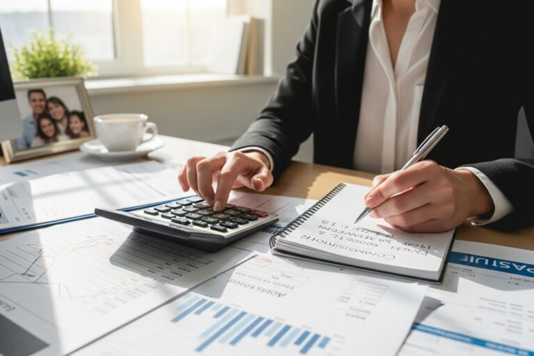 dsr-comissoes-calculo Vendedor calculando DSR sobre comissões e horas extras em planilha